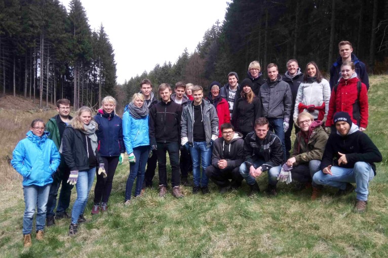 "Bufdi"-Team im Heisterbach-Tal bei Kalterherberg Foto: Ralf Evertz